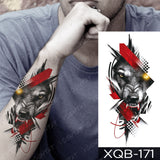 Royal Animal Waterproof Temporary Tattoo