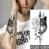 Royal Animal Waterproof Temporary Tattoo