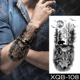 Royal Animal Waterproof Temporary Tattoo
