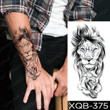 Royal Animal Waterproof Temporary Tattoo
