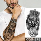 Royal Animal Waterproof Temporary Tattoo