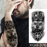 Royal Animal Waterproof Temporary Tattoo