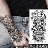 Royal Animal Waterproof Temporary Tattoo