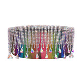 Big Frame Rhinestone Oversized Mask Sunglasses