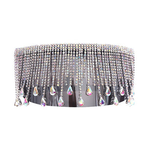 Big Frame Rhinestone Oversized Mask Sunglasses