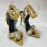 Pointed Toe Thin Ankle Strap High Heels