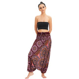 Bohemian High Waist Harem Baggy Pants