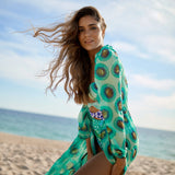 One Piece Cut Out Monokini and Cover up