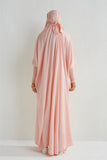 Hooded Smocking Sleeve One-piece Prayer Dress