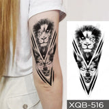 Royal Animal Waterproof Temporary Tattoo