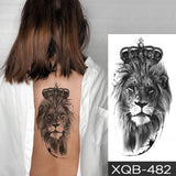 Royal Animal Waterproof Temporary Tattoo
