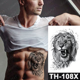 Royal Animal Waterproof Temporary Tattoo