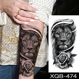 Royal Animal Waterproof Temporary Tattoo