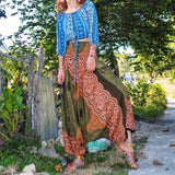 Bohemian High Waist Harem Baggy Pants