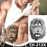 Royal Animal Waterproof Temporary Tattoo