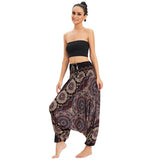 Bohemian High Waist Harem Baggy Pants