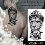Royal Animal Waterproof Temporary Tattoo