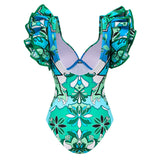 Assorted Ruffled Tummy Control One Piece Swimwear and Skirt