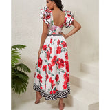 Assorted Ruffled Tummy Control One Piece Swimwear and Skirt