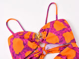 One Piece Cut Out Monokini and Cover up