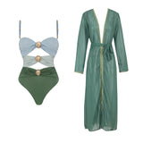 One Piece Cut Out Monokini and Cover up