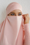 Hooded Smocking Sleeve One-piece Prayer Dress