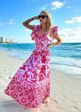 Assorted Ruffled Tummy Control One Piece Swimwear and Skirt