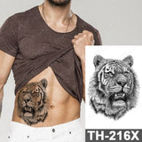 Royal Animal Waterproof Temporary Tattoo