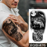 Royal Animal Waterproof Temporary Tattoo