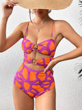 One Piece Cut Out Monokini and Cover up