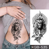 Royal Animal Waterproof Temporary Tattoo