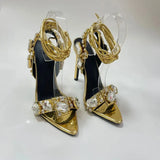 Pointed Toe Thin Ankle Strap High Heels