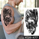 Royal Animal Waterproof Temporary Tattoo