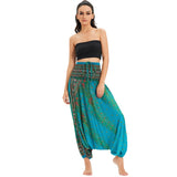 Bohemian High Waist Harem Baggy Pants