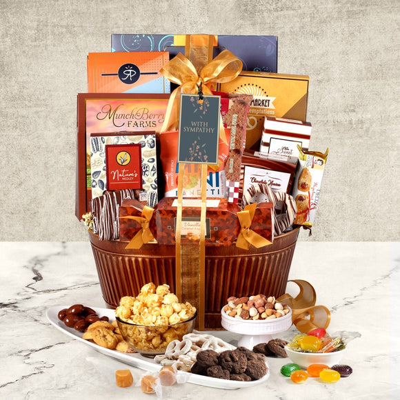 Grand Sympathy Gourmet Gift Basket