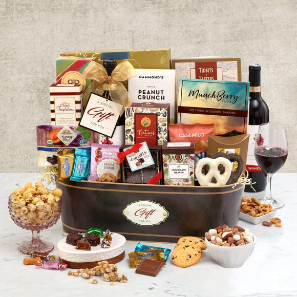 Signature Wine Gift Basket