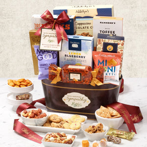 Sympathy Snacks Gift Basket