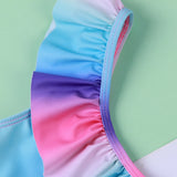 Girls Ruffle Two pieces Swimwear