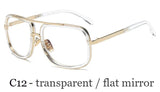 Classic Mirrored Luxury Men Sunglasses