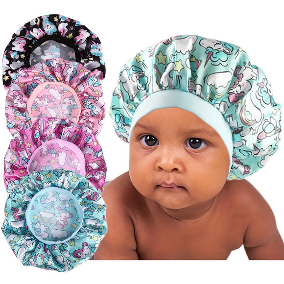 Kids Satin Bonnet Sleeping Cap