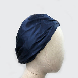 Satin Wide Elastic Band Bonnet