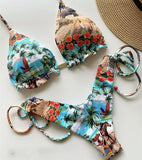 Womens Hot Stamp Bikini Set
