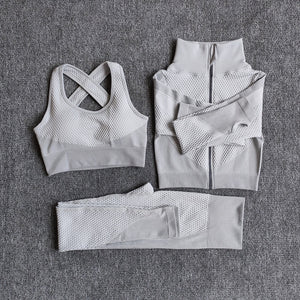 Women Seamless Quick Dry Yoga Sets