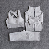 Women Seamless Quick Dry Yoga Sets