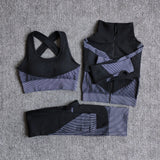 Women Seamless Quick Dry Yoga Sets