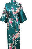 Women Long Floral Lounge Kimono Robe