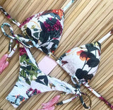 Sporty Stamp Push-Up Padded Swimsuit