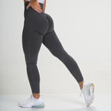High Waisted Full Length Seamless Workout Leggings