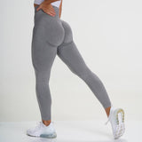High Waisted Full Length Seamless Workout Leggings