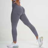 High Waisted Full Length Seamless Workout Leggings